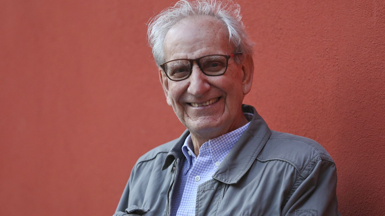 El cineasta, antes de su encuentro con el público en Churriana.