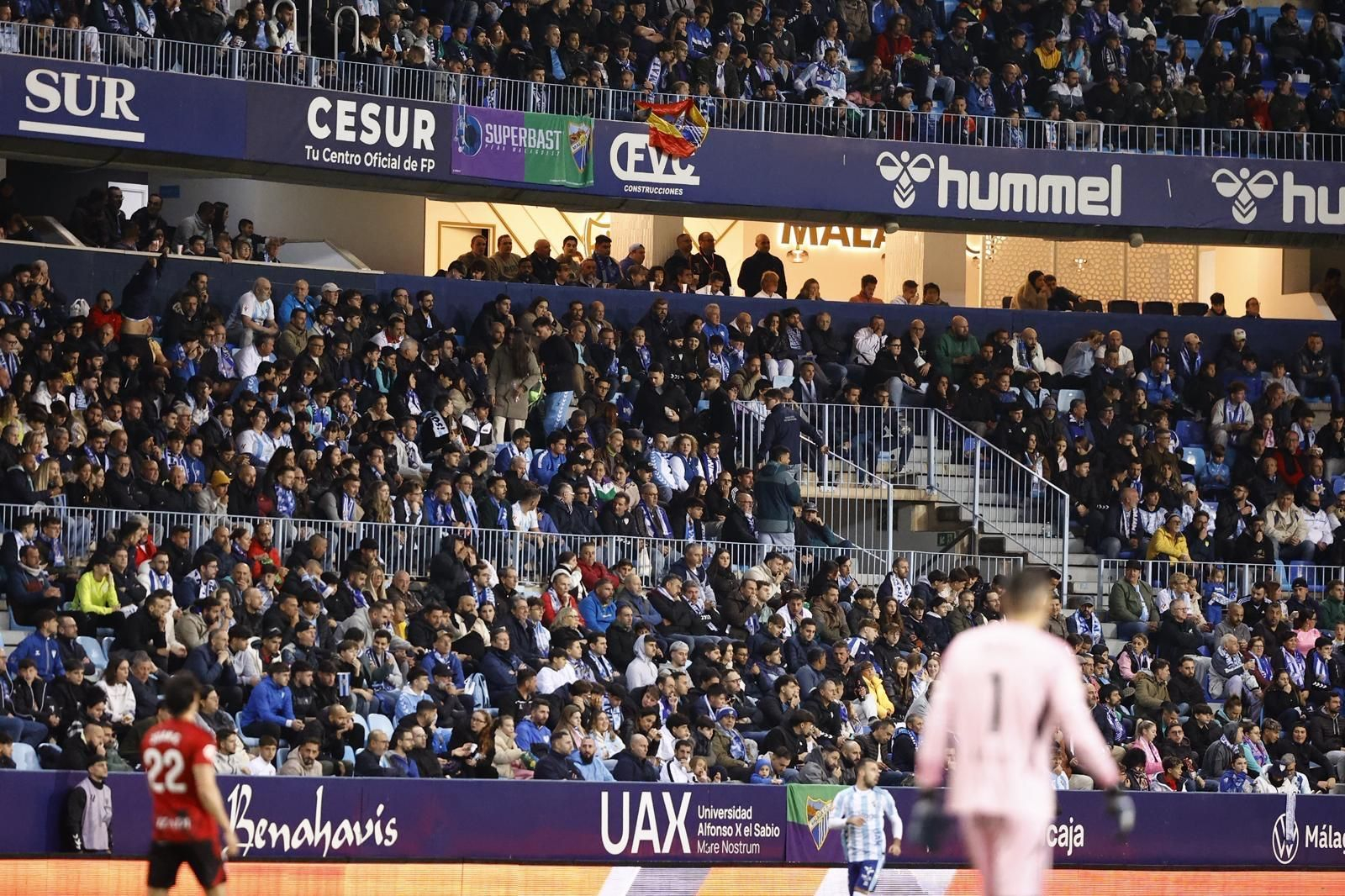 Búscate en las gradas de La Rosaleda en el Málaga CF-Mirandés