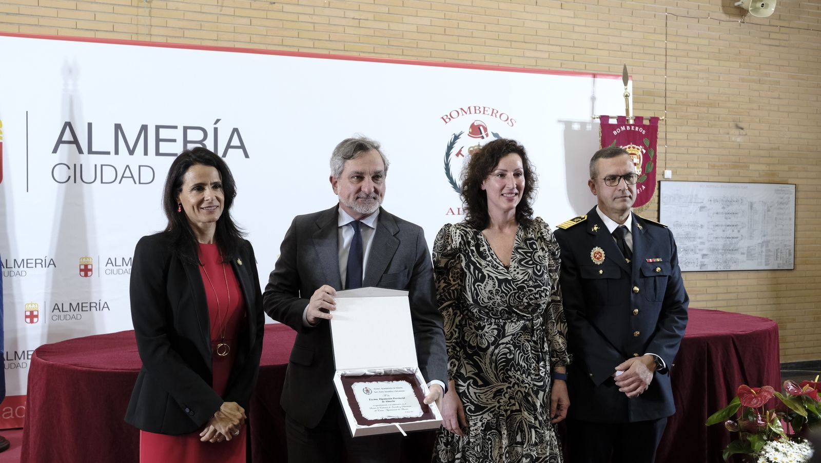 Imágenes del acto del patrón de los bomberos, San Juan de Dios. Almería