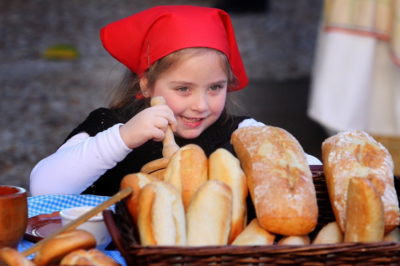 Imágenes del Belén viviente del Colegio María Inmaculada.