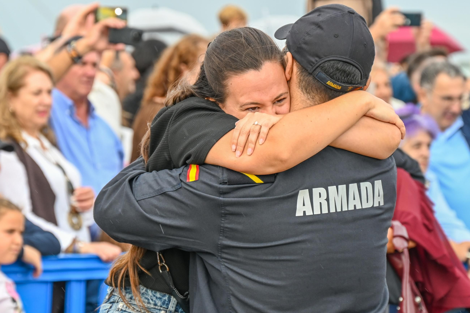 Las imágenes de la llegada de la fragata Navarra a la Base de Rota tras la operación Atalanta
