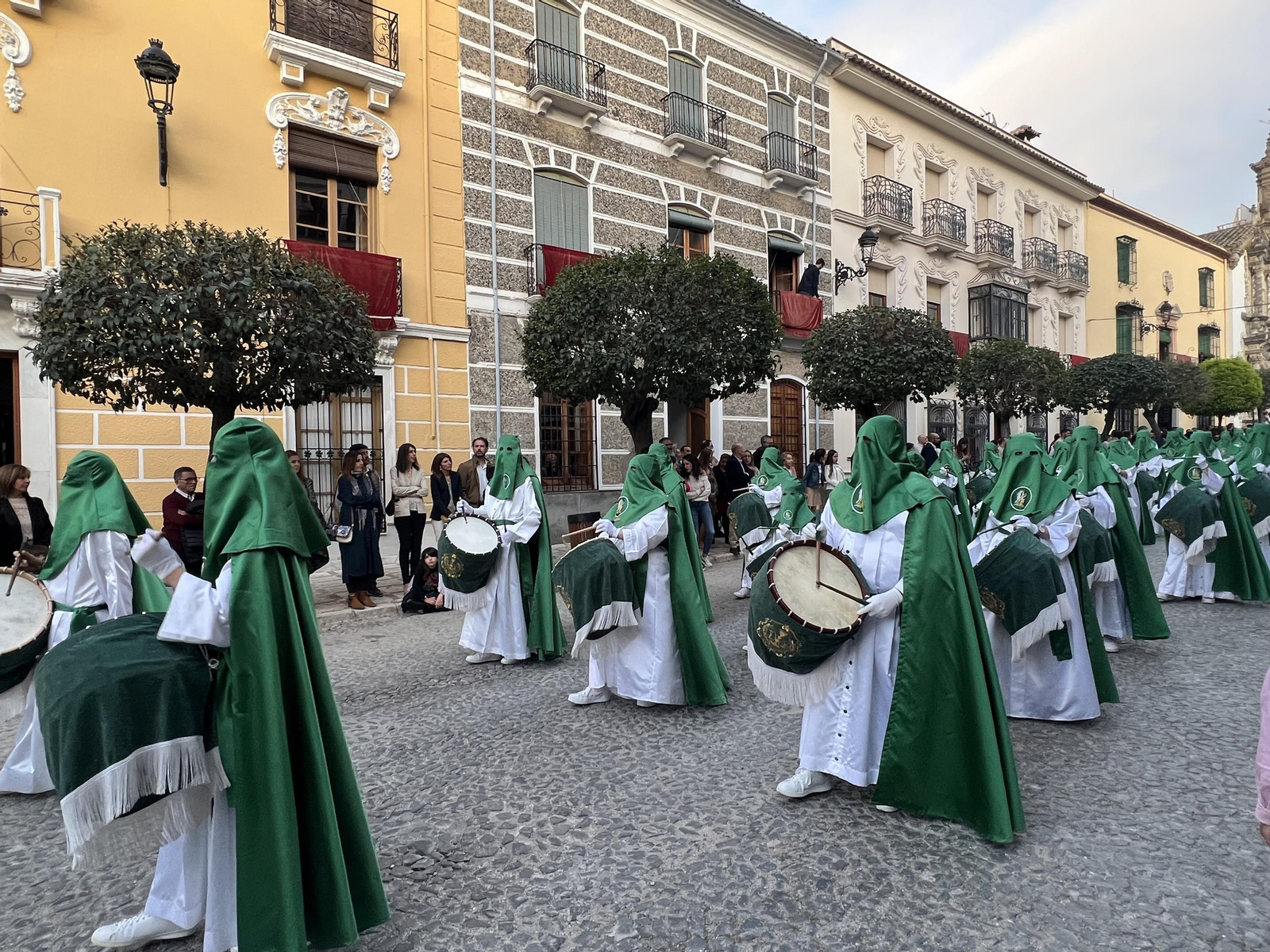 Jueves Santo en Priego de Córdoba:  La procesión de Jesús en la Columna, en imágenes