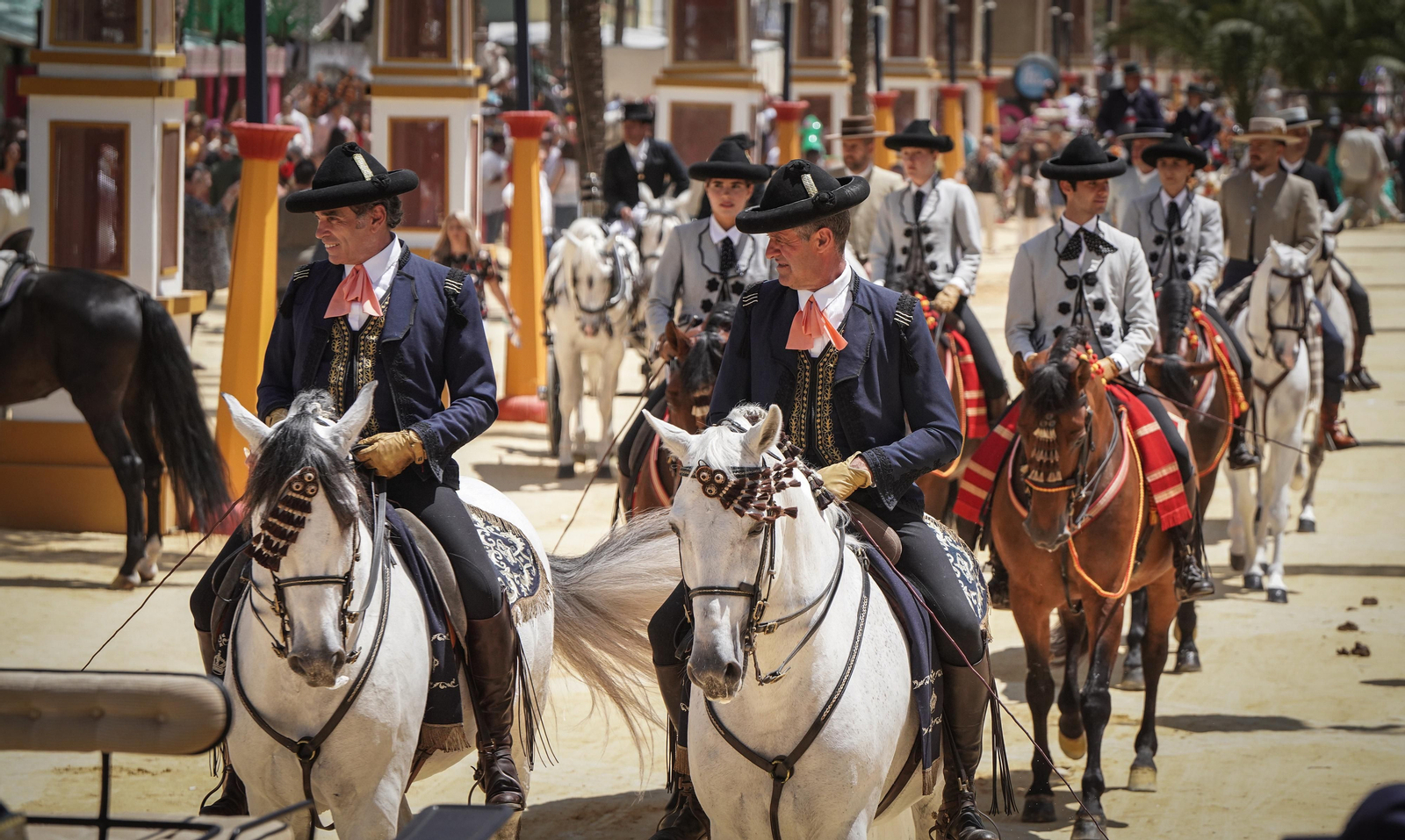 Imágenes del ambiente el domingo en la Feria de Jerez 2024