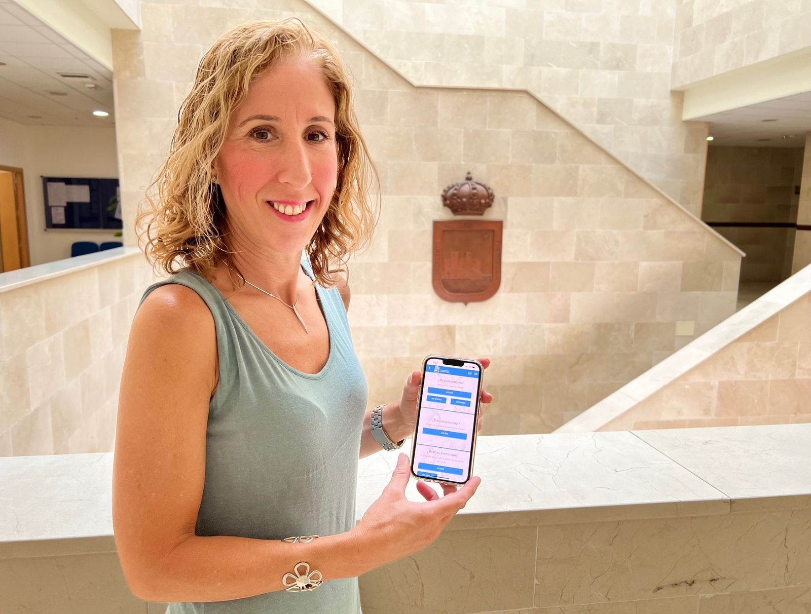 La concejala de Empleo, Carmen Díaz.