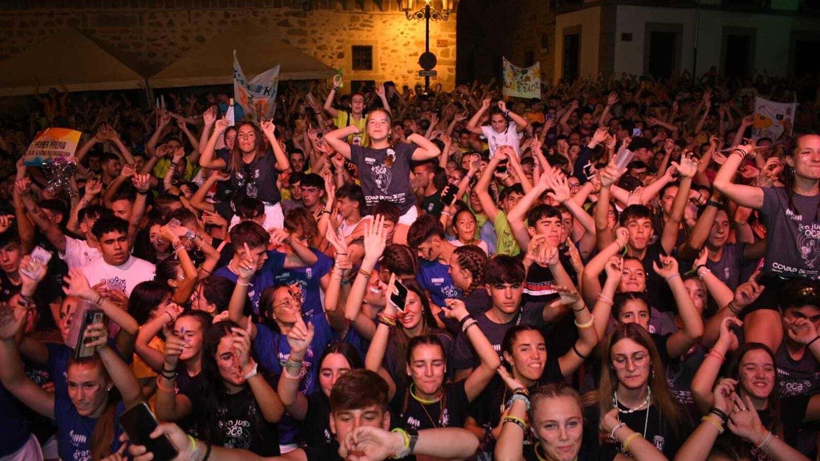 Un momento durante la celebración final.