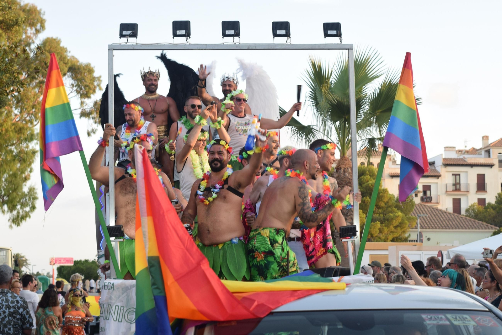 Desfile del Orgullo en Vera el año pasado.