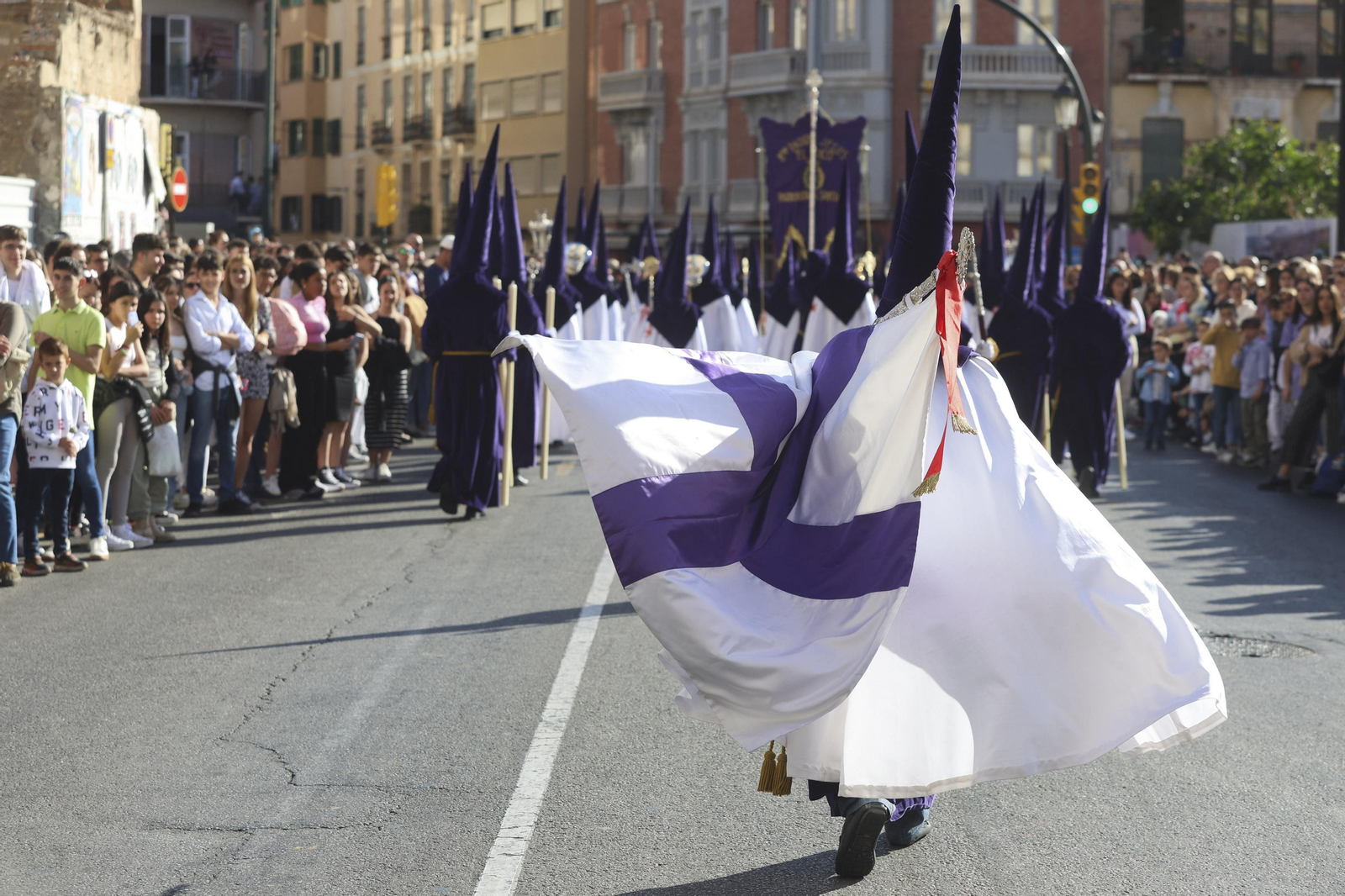El Rico, en su procesión del Miércoles Santo en Málaga El Rico, en su procesión del Miércoles Santo en Málaga