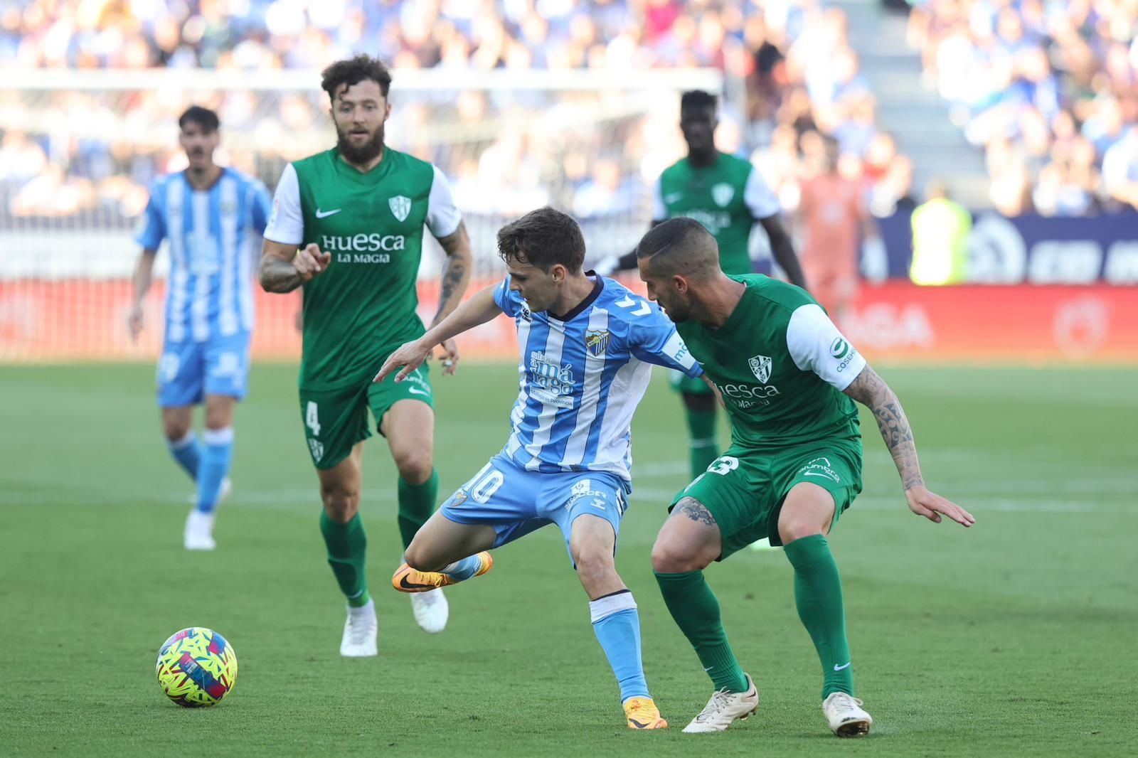 Las fotos del Málaga CF-Huesca