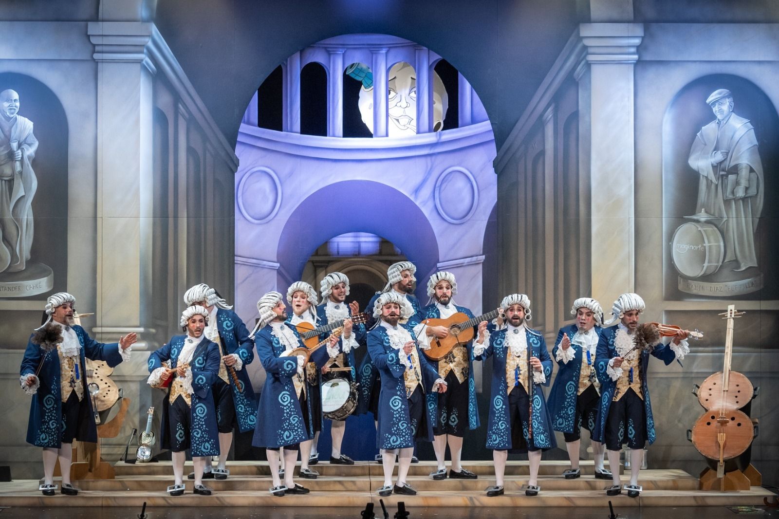 'La chirigota clásica', en escena.