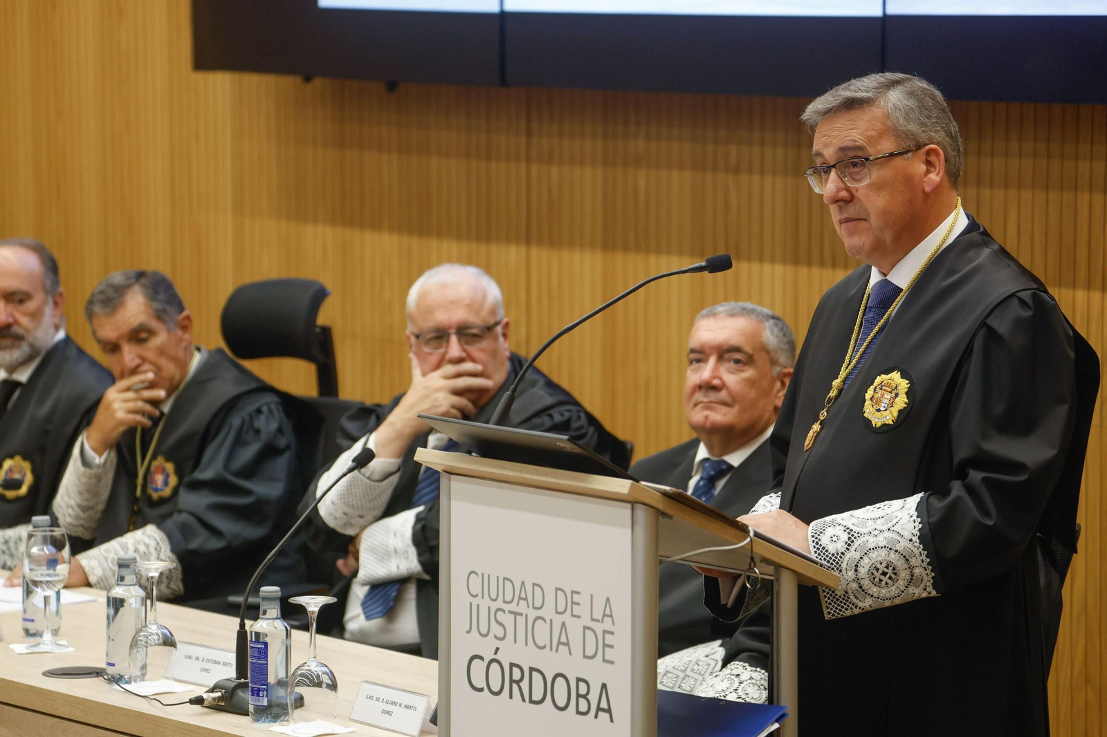 En imágenes, la toma de posesión de Miguel Ángel Pareja como presidente de la Audiencia Provincial