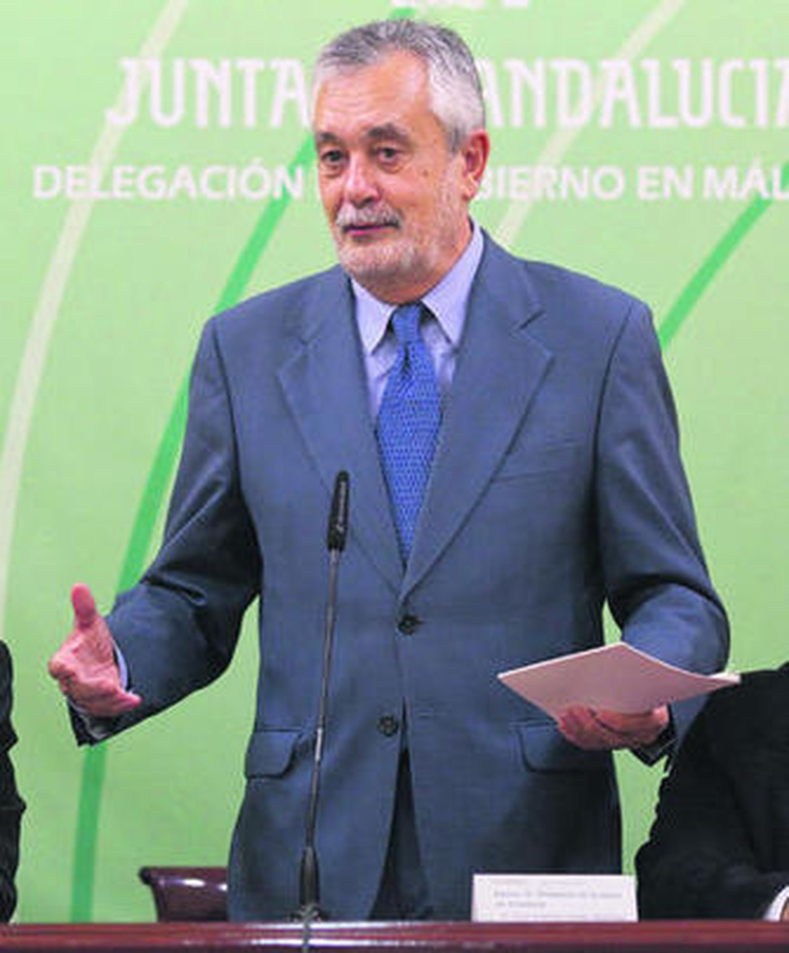 José Antonio Griñán, ayer en Sevilla.