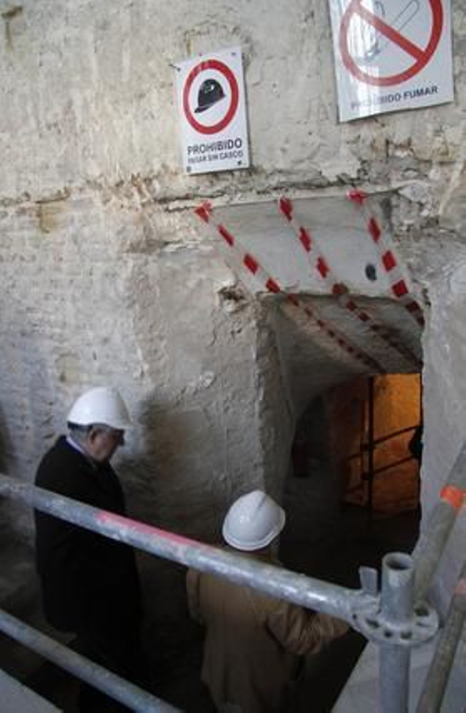 Visita a las obras de restauración de la iglesia de San Luis de los Franceses.

Foto: Victoria Hidalgo
