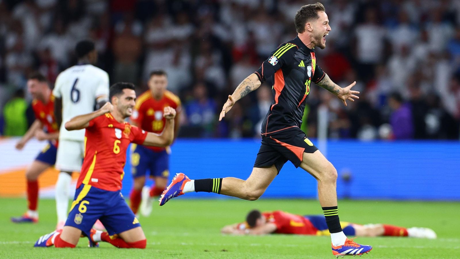 Las mejores fotos del título de España ante Inglaterra