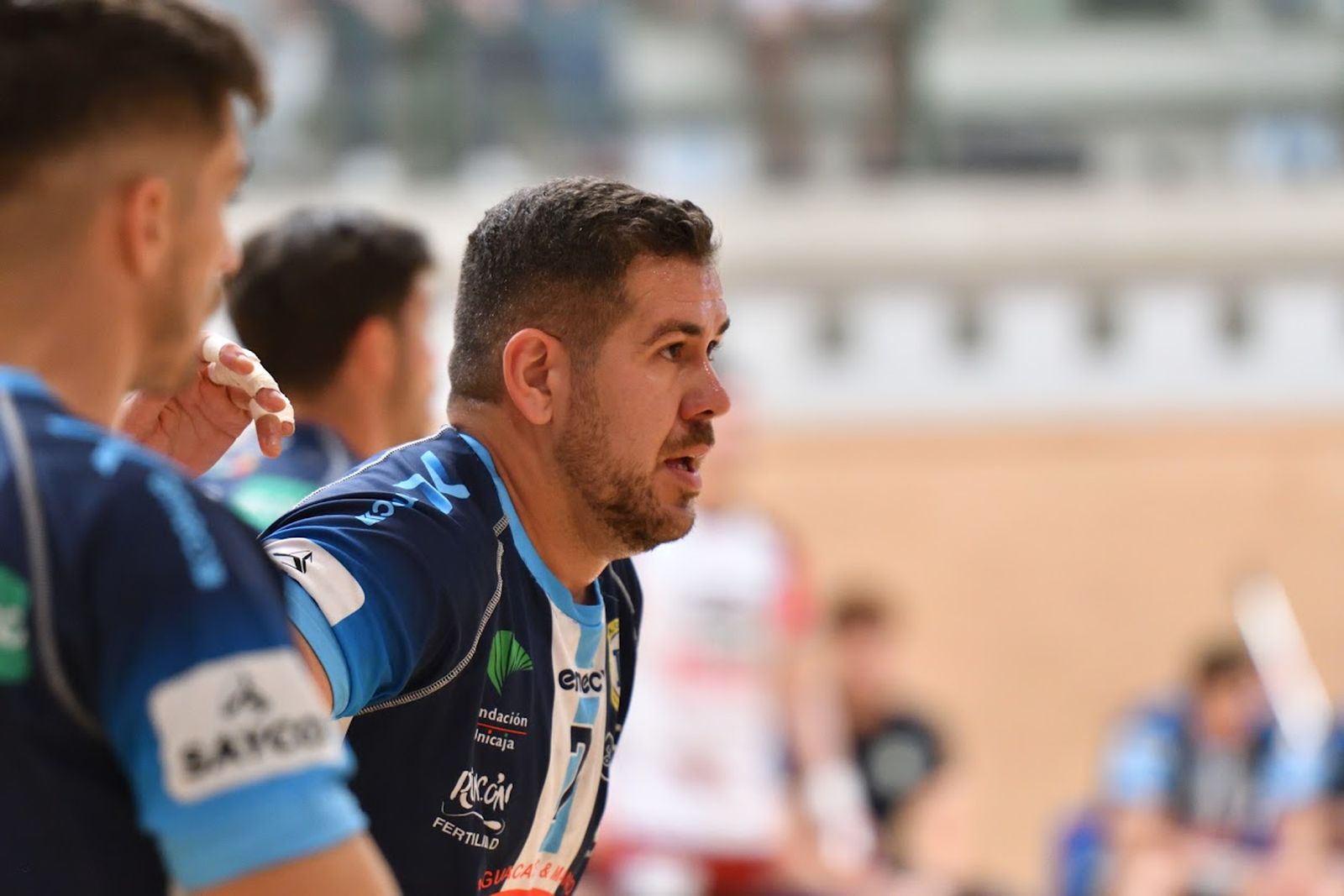 Juanma Cabrera, en acción.