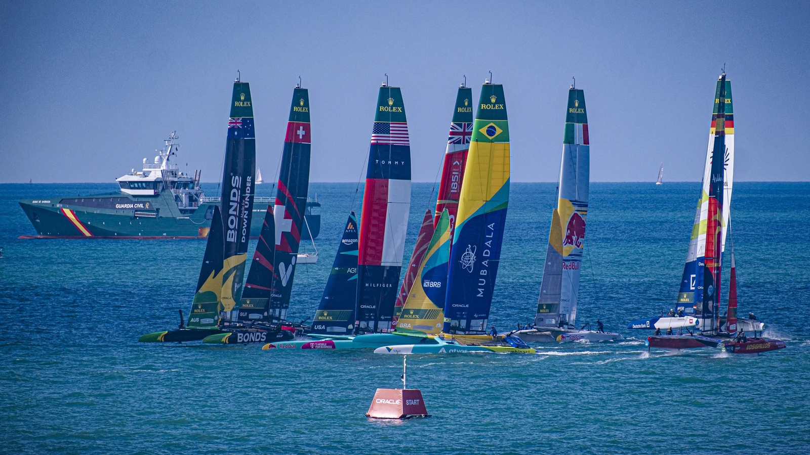 Las imágenes que dejó en Cádiz el domingo de Sail GP