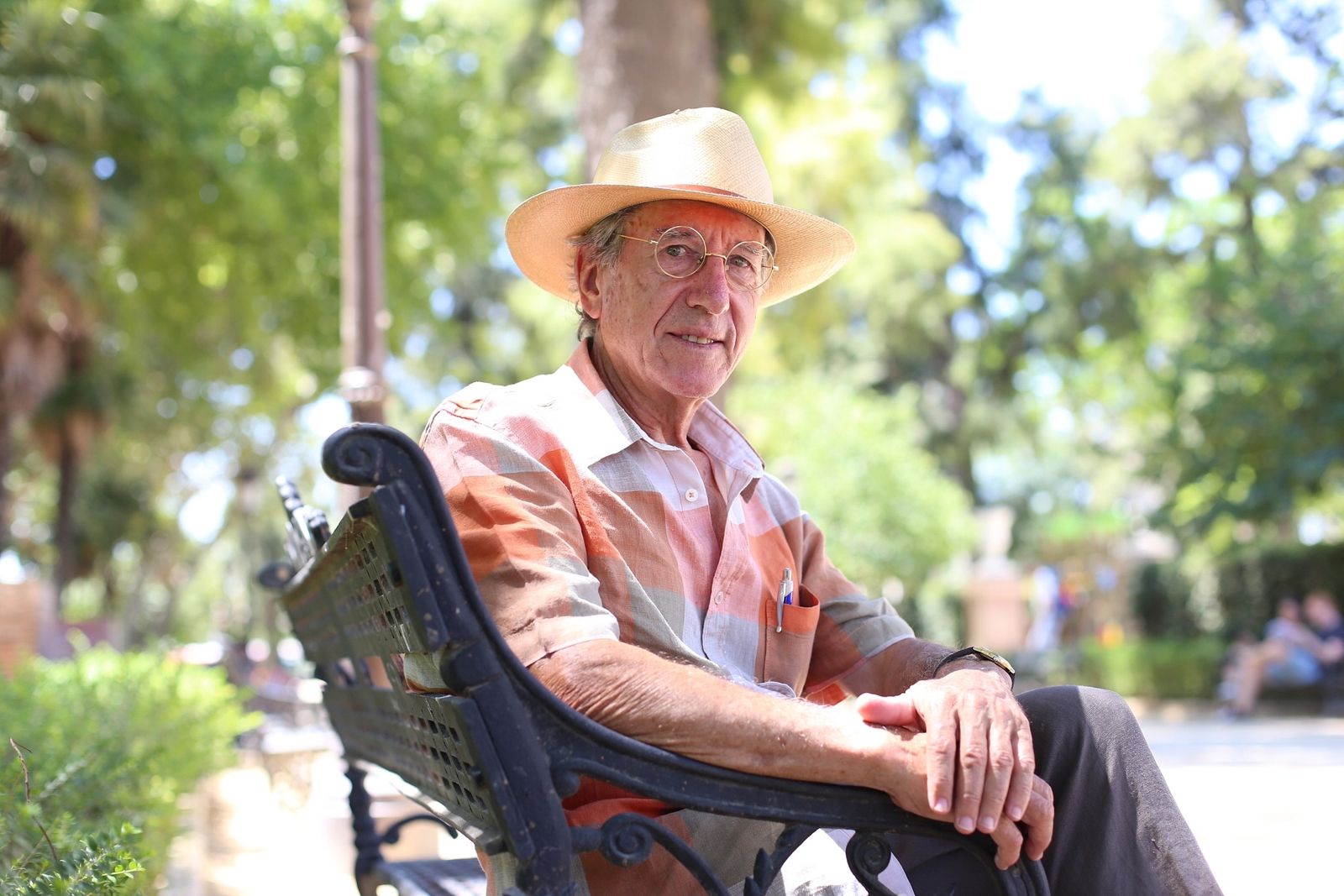 Ezequiel Martínez, en los Jardines del Cristina.
