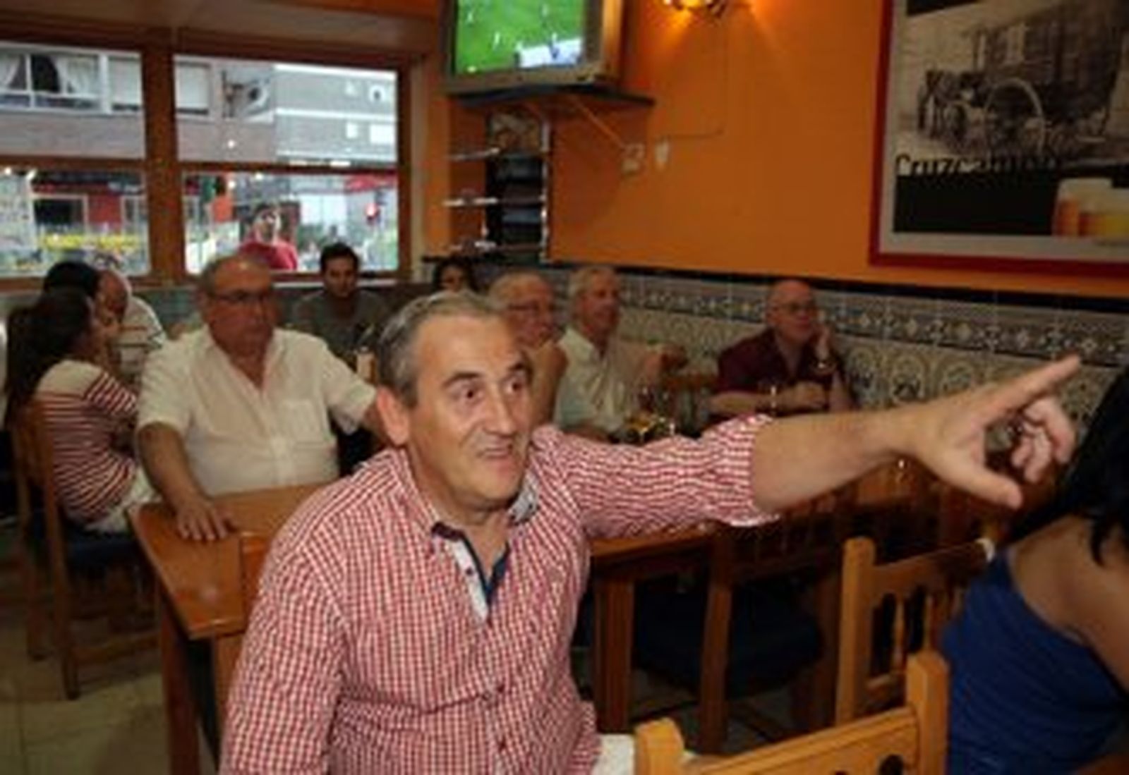 Rojiblanco con una franja verde