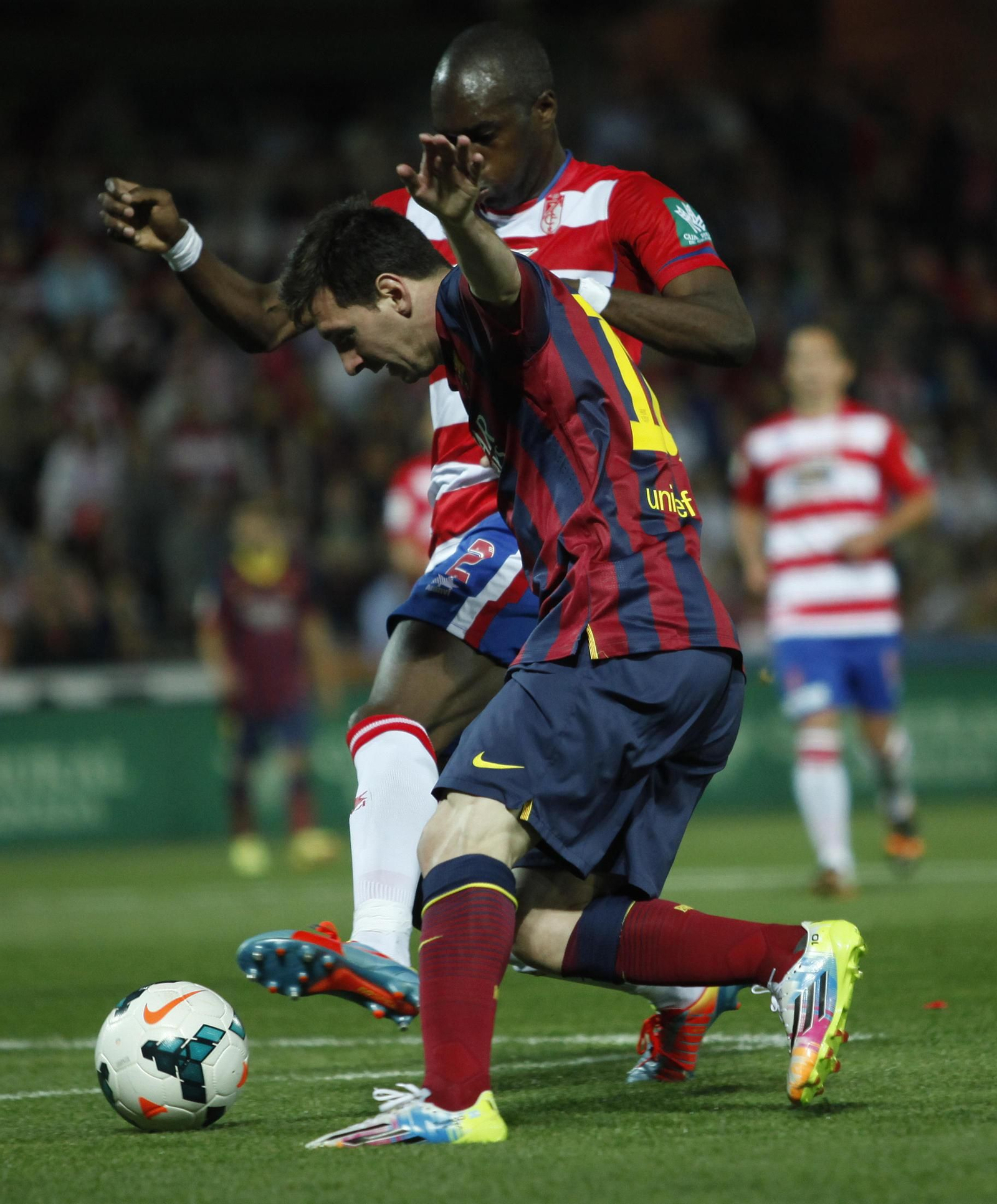 El todopoderoso Barça de Messi cayó en Los Cármenes.