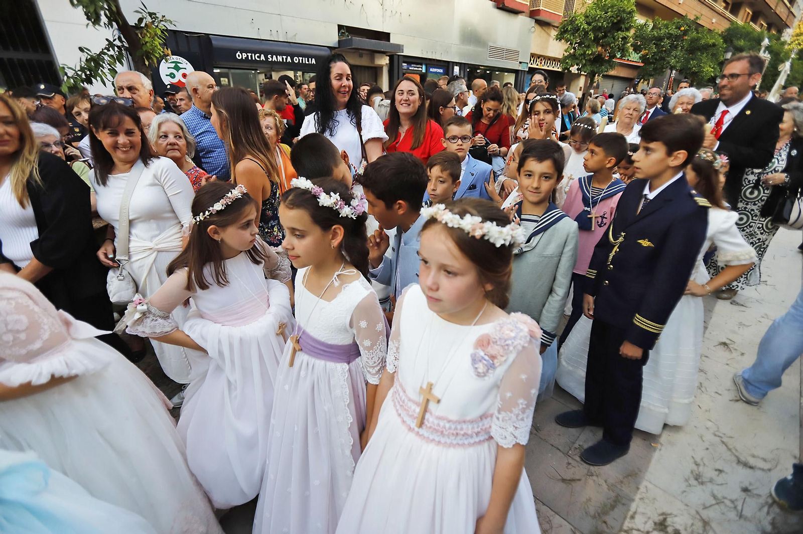 Imágenes de la procesión del Corpus Christi en Huelva