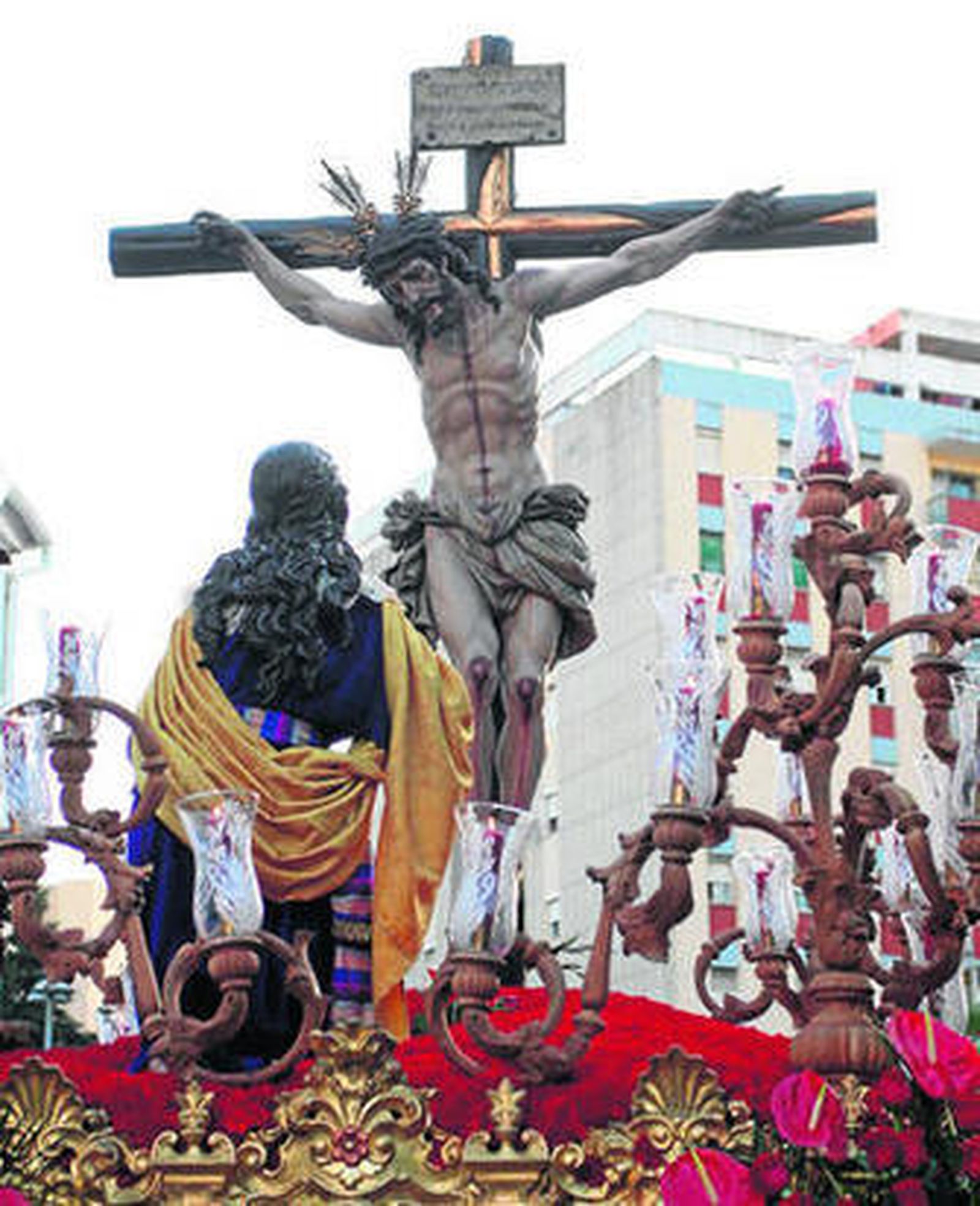 Un momento del desfile procesional del pasado año.