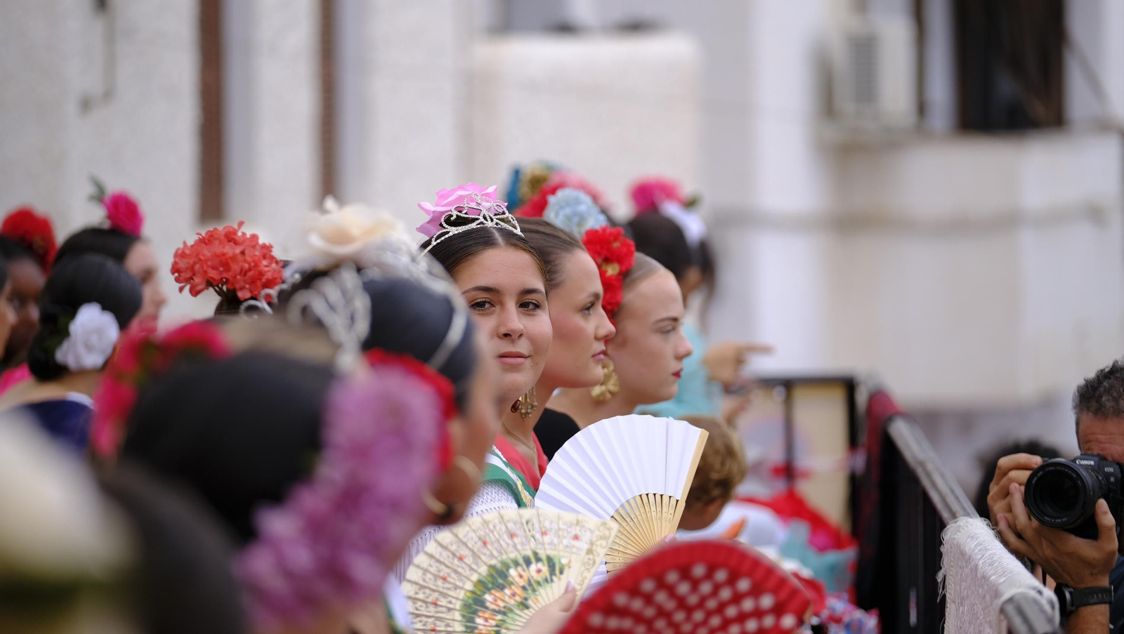 La popular carrera de cintas a caballo de las Fiestas de Mojácar, en imágenes