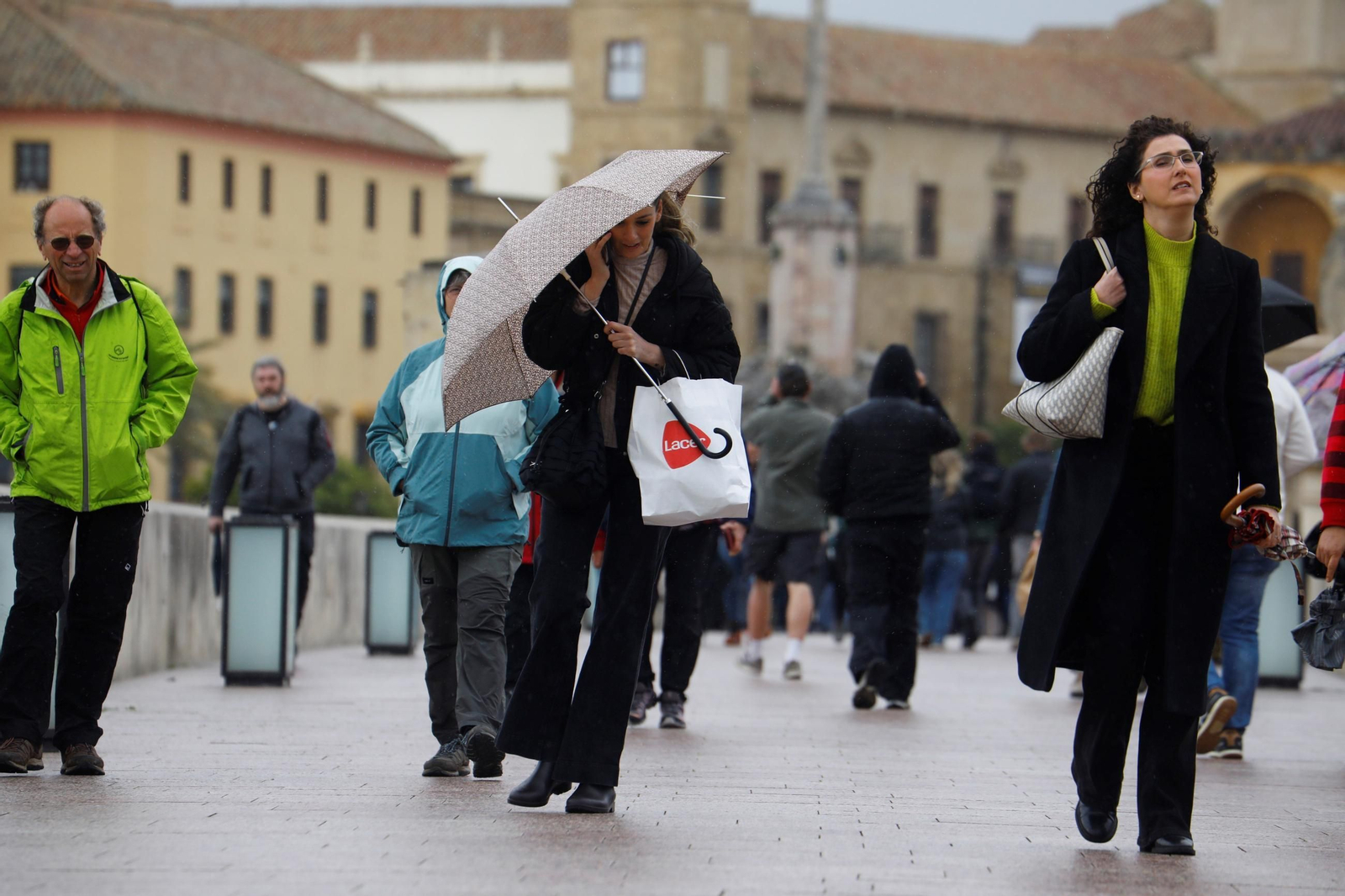 La borrasca Martinho aprieta en Córdoba, en imágenes