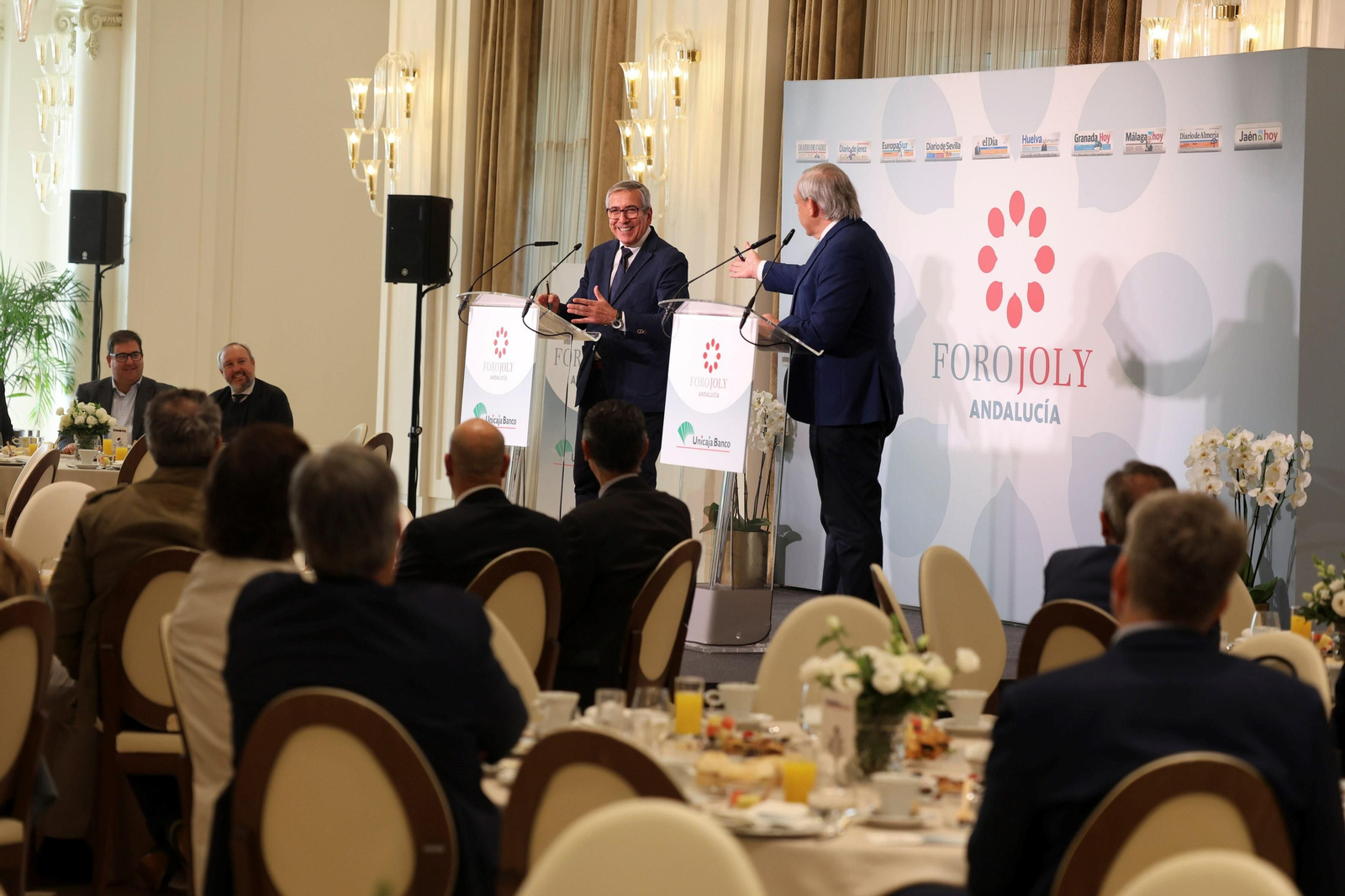 Las fotos del Foro Joly con el presidente del Instituto de Crédito Oficial (ICO)