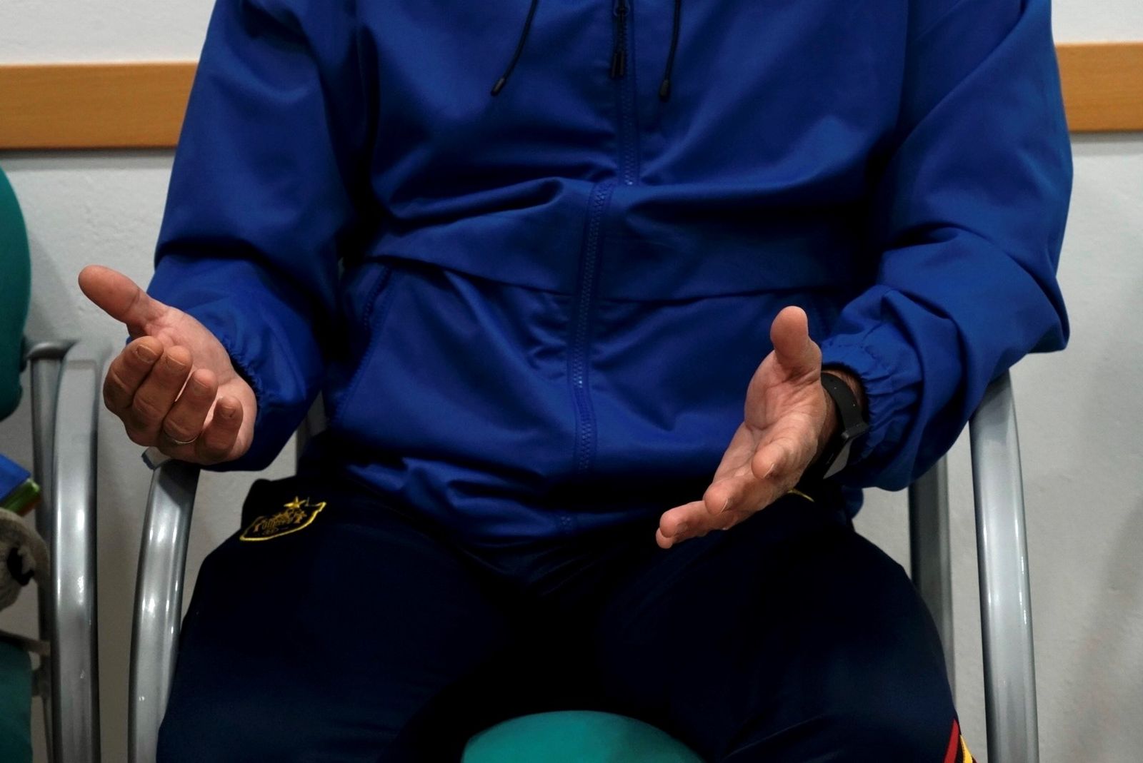 Uno de los pacientes de la Asociación para la Prevención y Rehabilitación de Jugadores de Azar en Huelva.