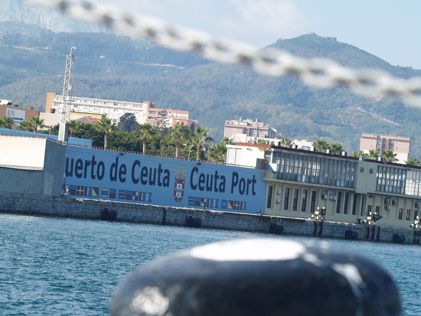 El Puerto  de Ceuta, donde ha sido interceptado el varón de nacionalidad marroquí.