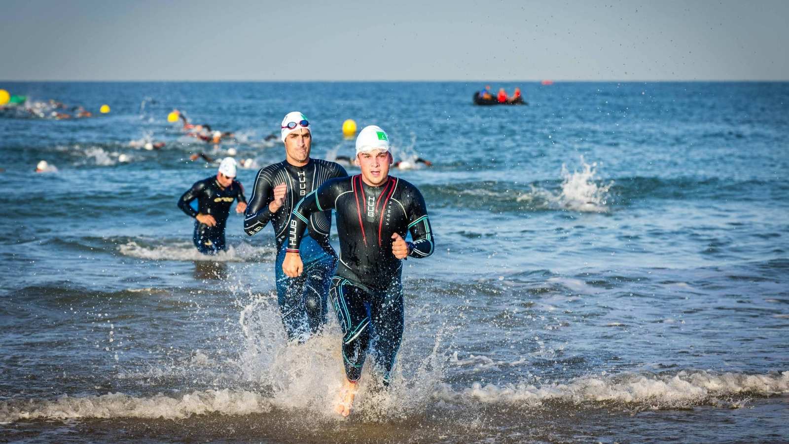 Participantes en el triatlón Ciudad de San Fernando, el año pasado