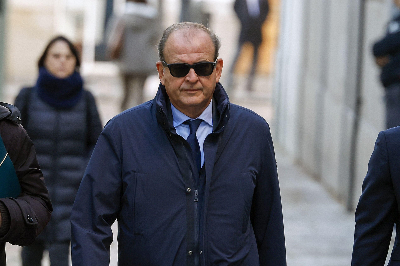 Justo Vicente Pelegrini, a su llegada al Supremo para declarar ante el juez por las mordidas del caso Cerdán.