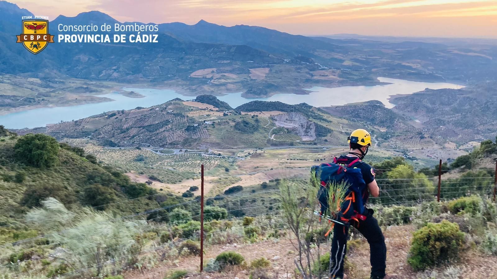 Imagen de archivo de un bombero del Grupo de Rescate de Montaña.