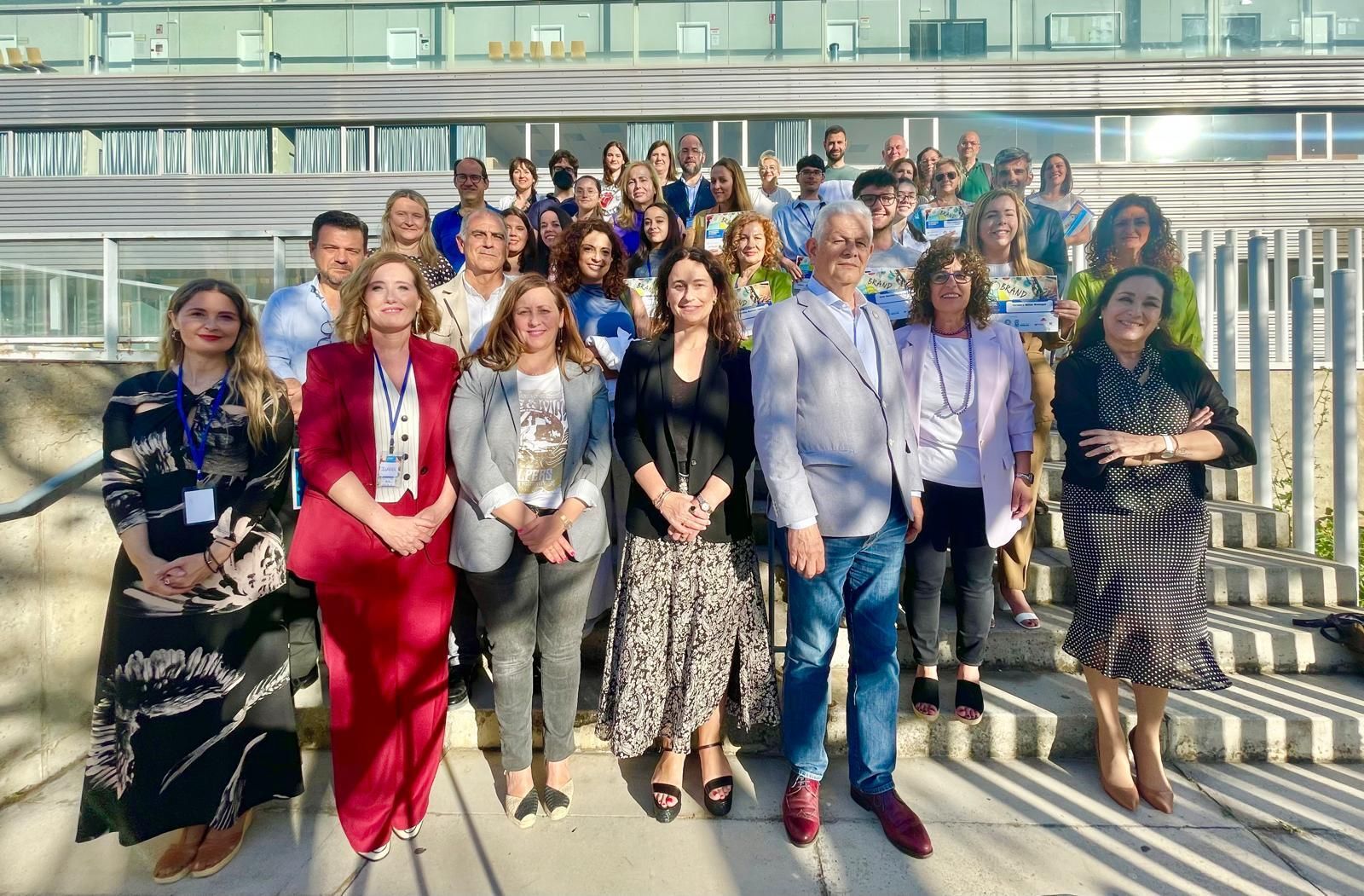 Foto de familia de la formación de 'role playing'.