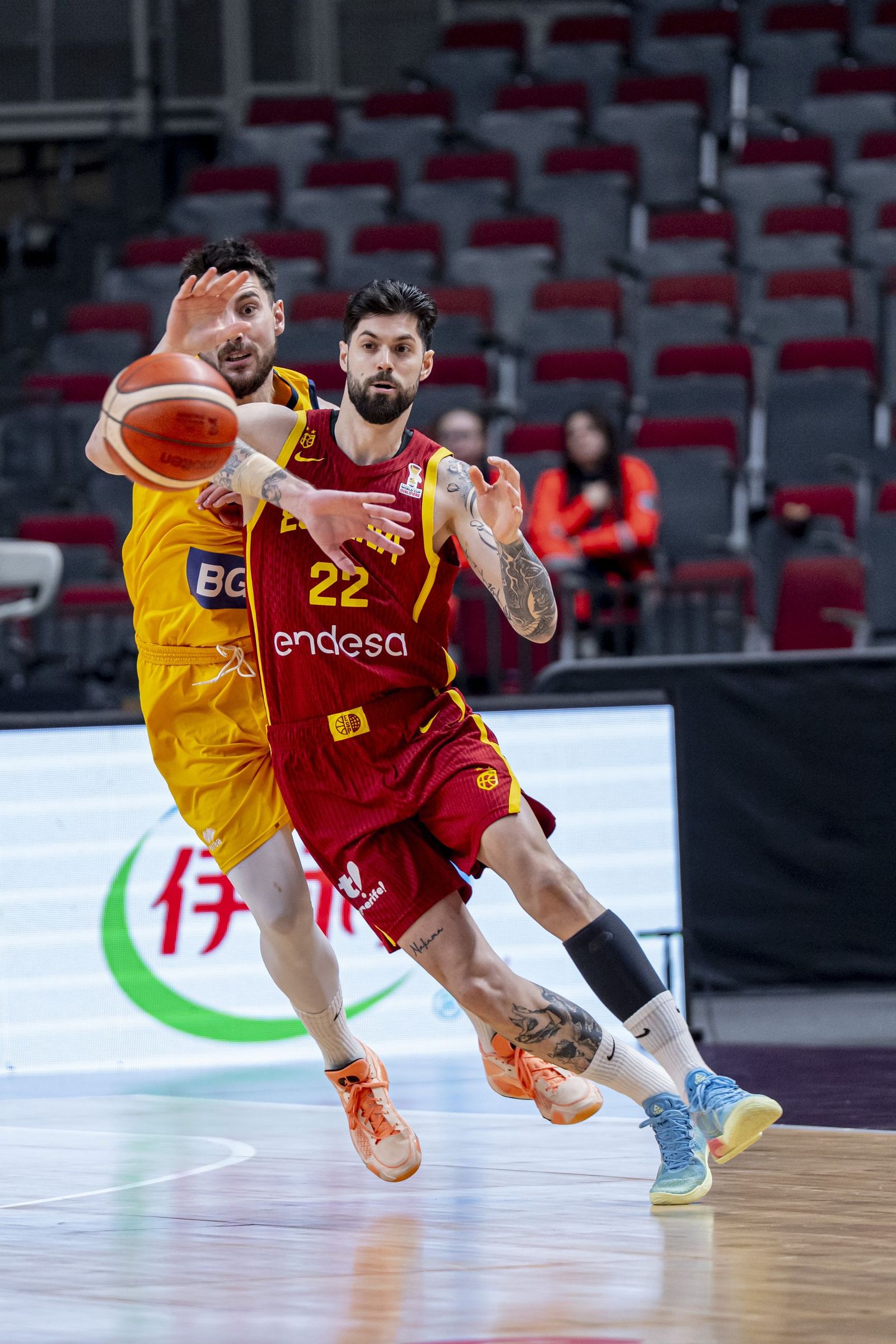 Las mejores fotos del Ucrania-España de baloncesto