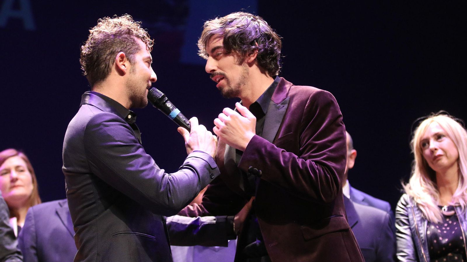 David Bisbal mostró su admiración por el cantante Nacho Lozano.