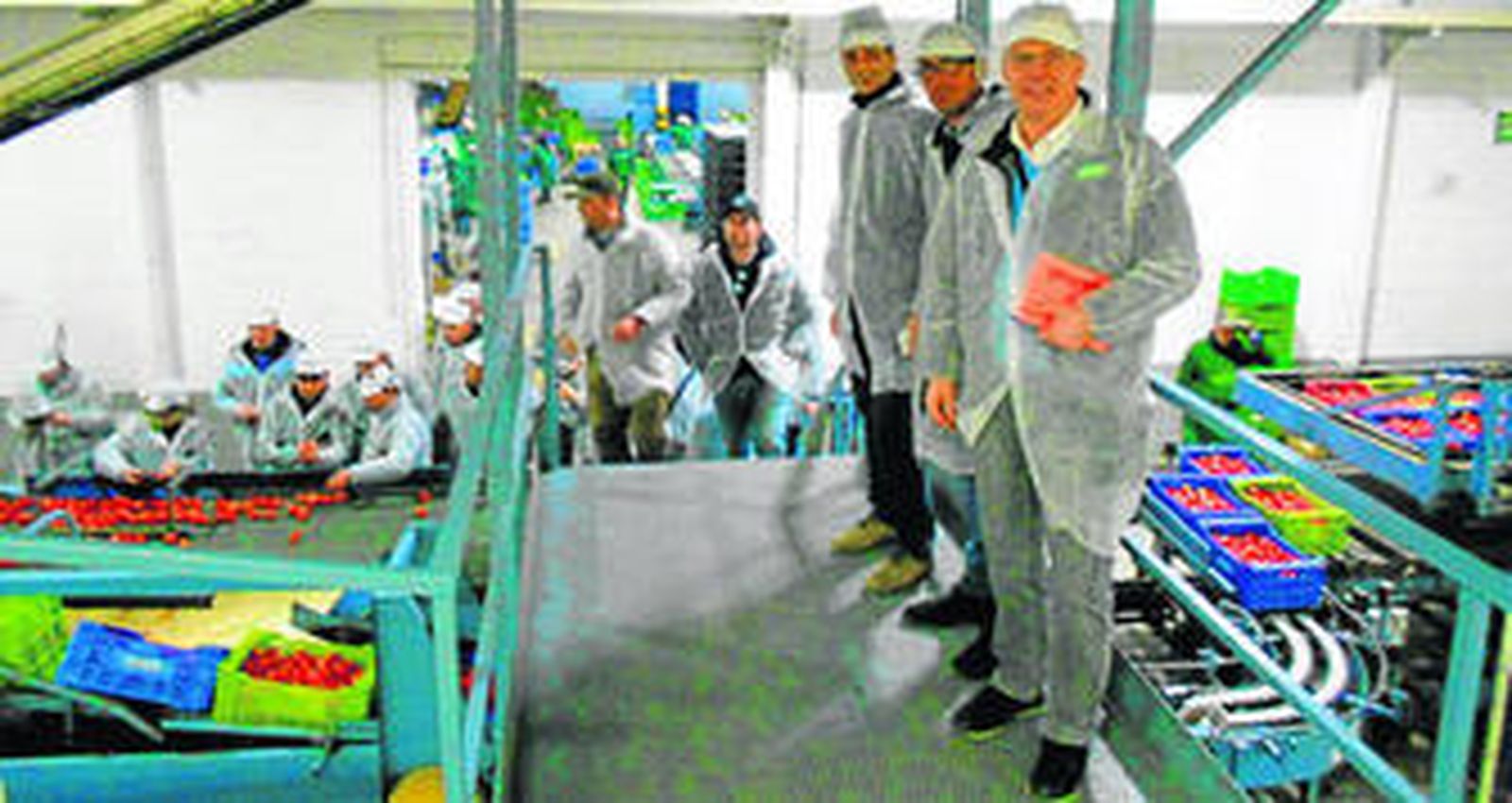 La expedición italiana, compuesta por una treintena de personas, visitó las instalaciones de Ferva, cooperativa que forma parte de Unica Group.