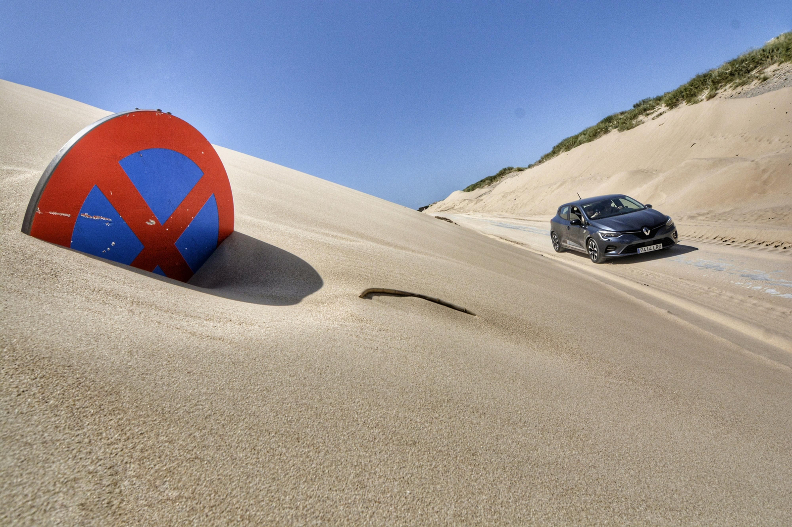El avance de la duna de Valdevaqueros en Tarifa