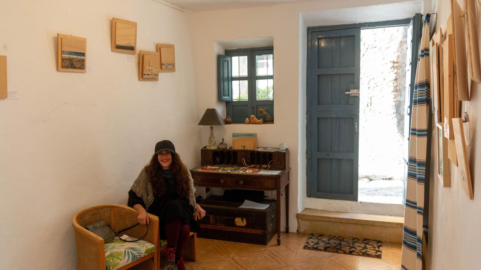 Myriam Vela Blanca, una de las artistas que expone en el Pop-Up de Polopos