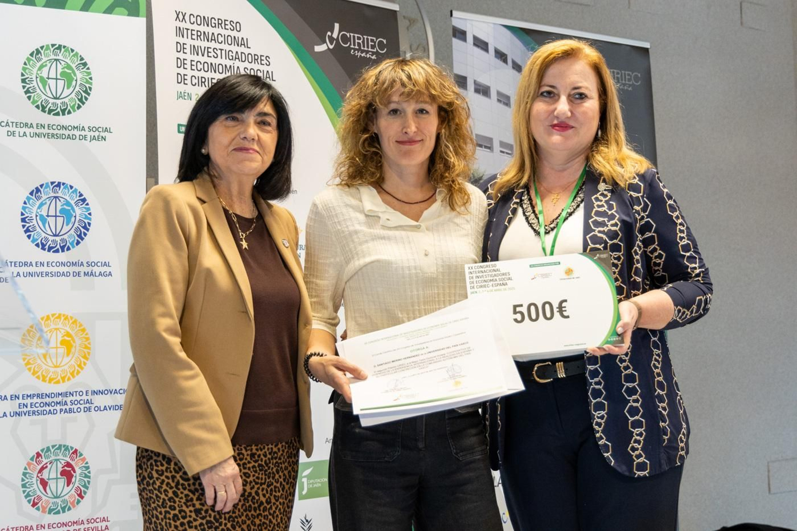 Entrega de premios y clausura del XX Congreso Internacional de Investigadores de Economía Social de Ciriec-España