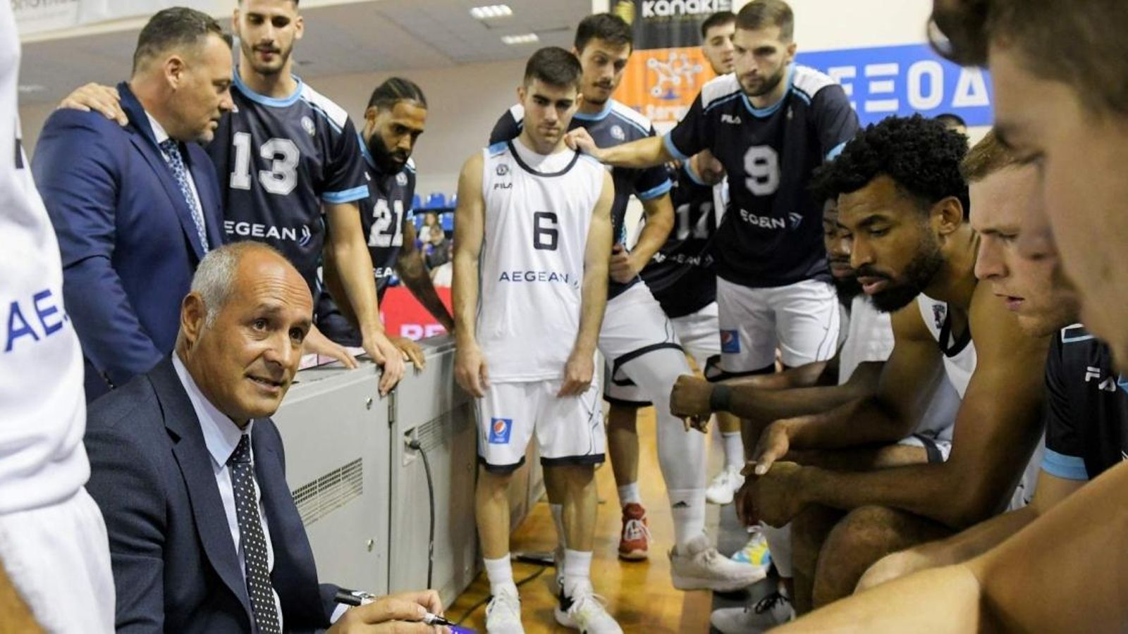 Curro Segura, con el Kolossos.