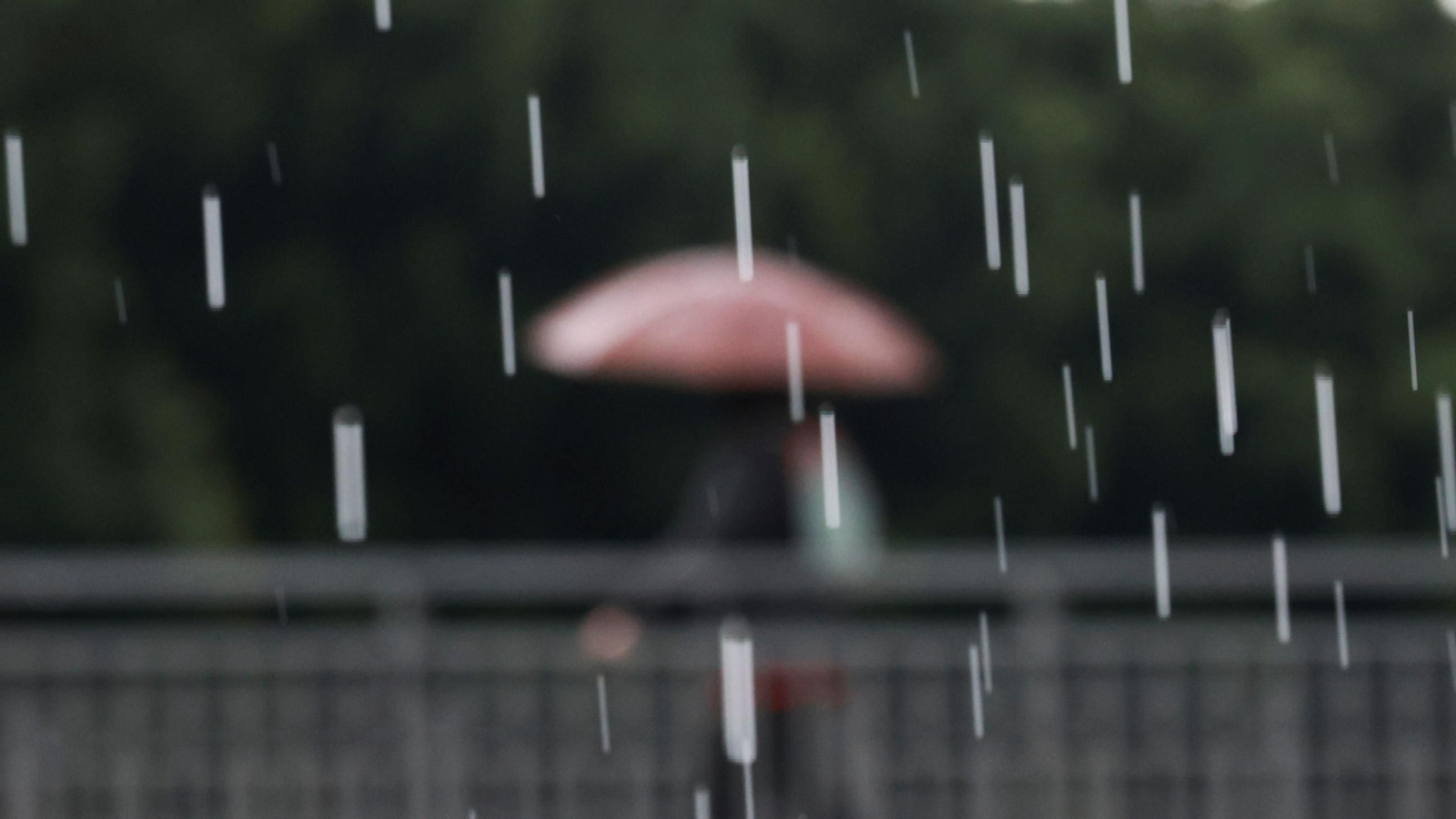 Día lluvioso en Málaga