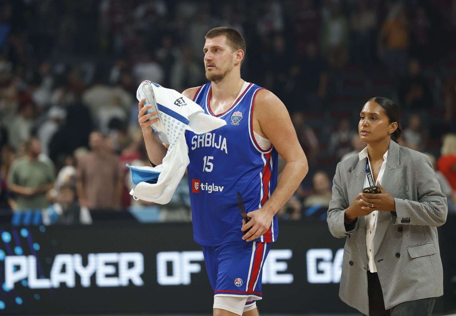 Jokic, durante el torneo.