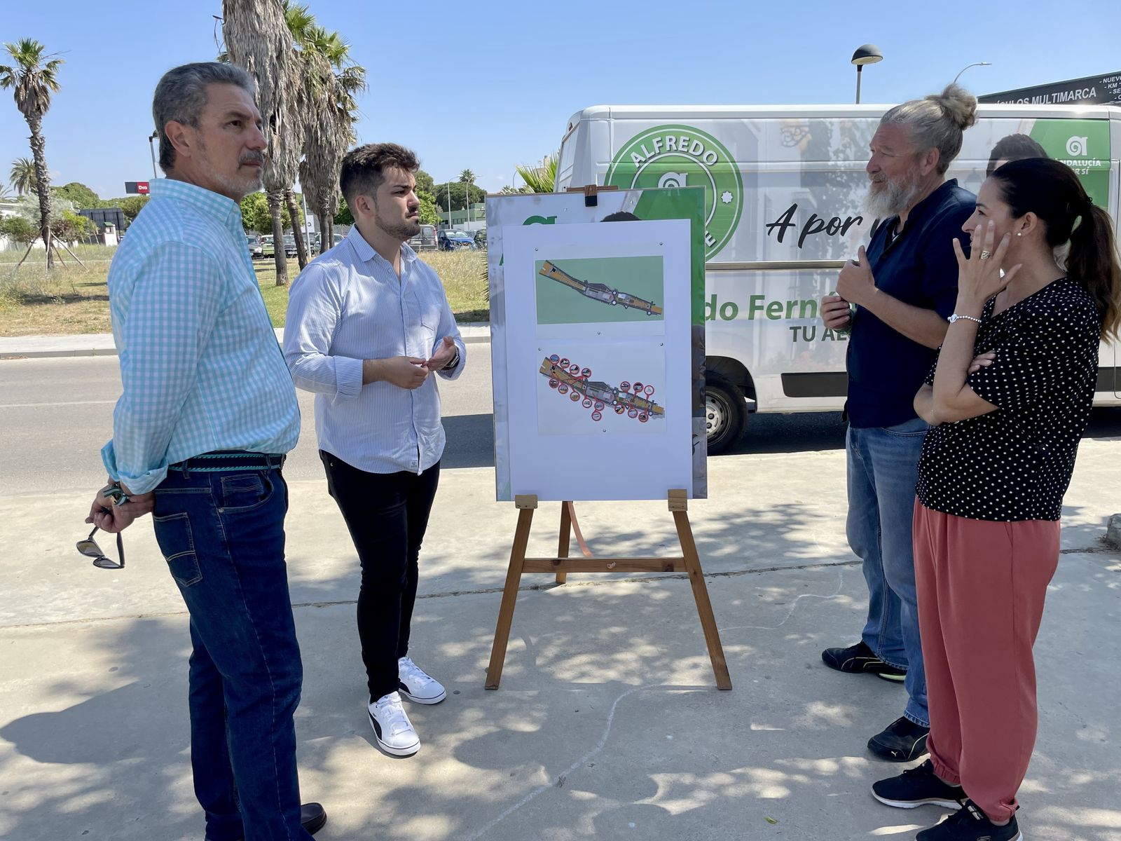 AxSí presenta su proyecto para el Paseo de Andalucía