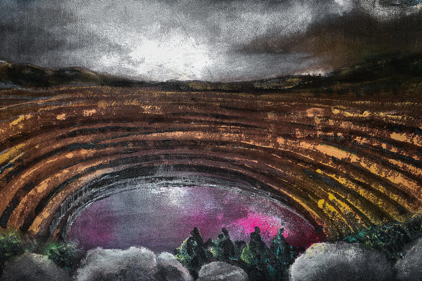 Imágenes de la exposición de Alfonso Aramburu en Caja Rural