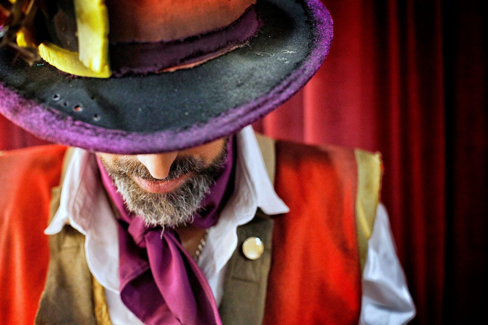 Comparsa 'El paseíto' en camerinos.