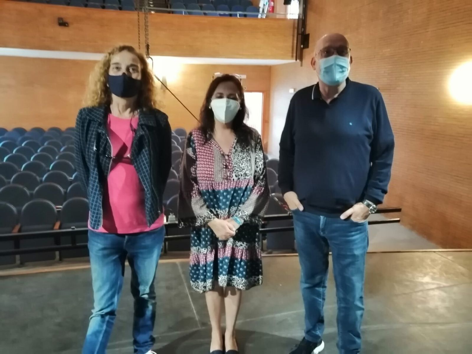 Encarni Sánchez, Consuelo Trujillo y Celestino Arana