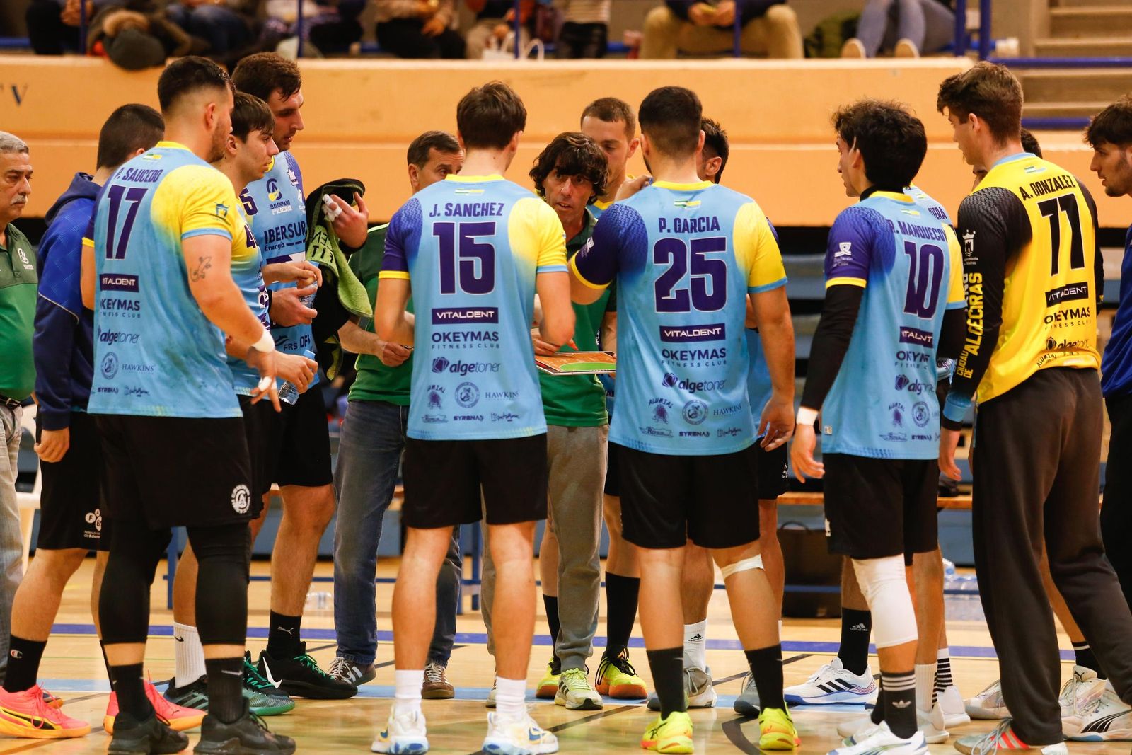 Un tiempo muerto del BM Ciudad de Algeciras