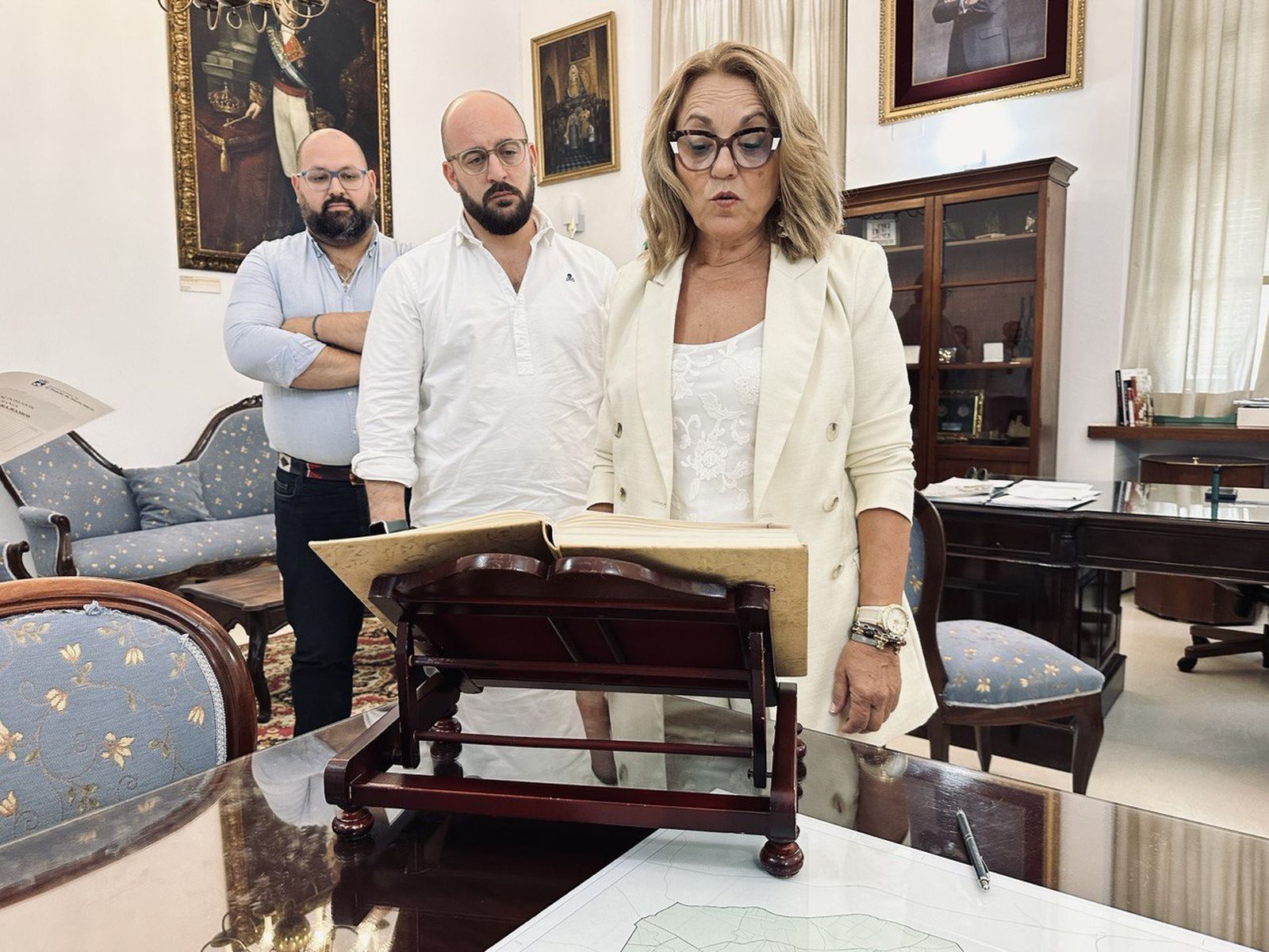 Una imagen de la toma de posesión.