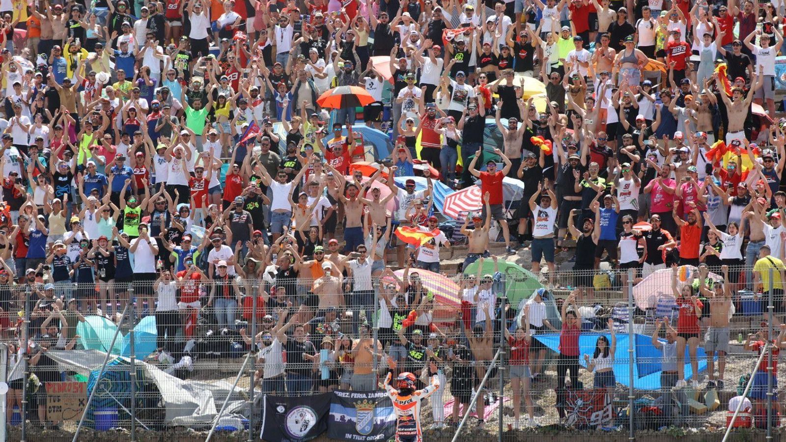Márquez celebró la cuarta plaza como una victoria.