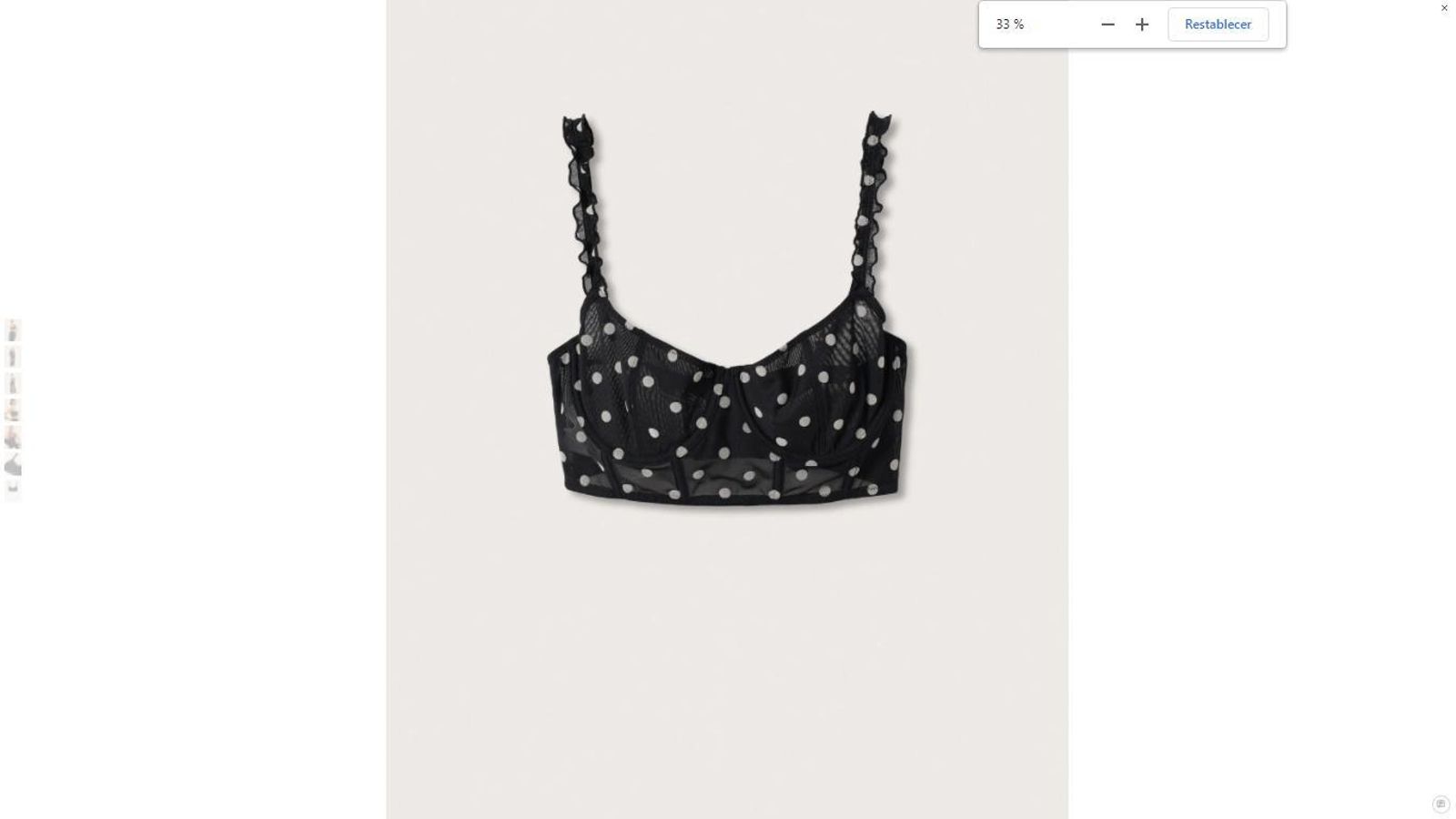 Bralette de lunares de Mango. Bralette de lunares de Mango.